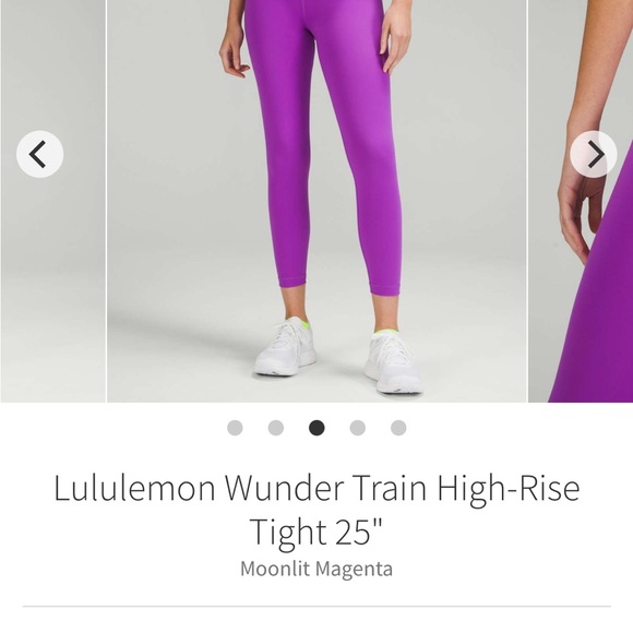 Lululemon Wunder Train High Rise 25” - Picture 2 of 10